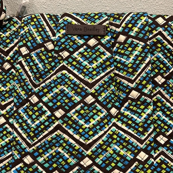 NWT Vera Bradley Hadley Crossbody in Rainforest Purse Blue Green - Picture 2 of 6